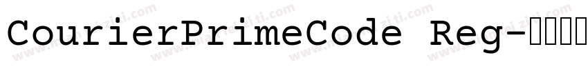 CourierPrimeCode Reg字体转换